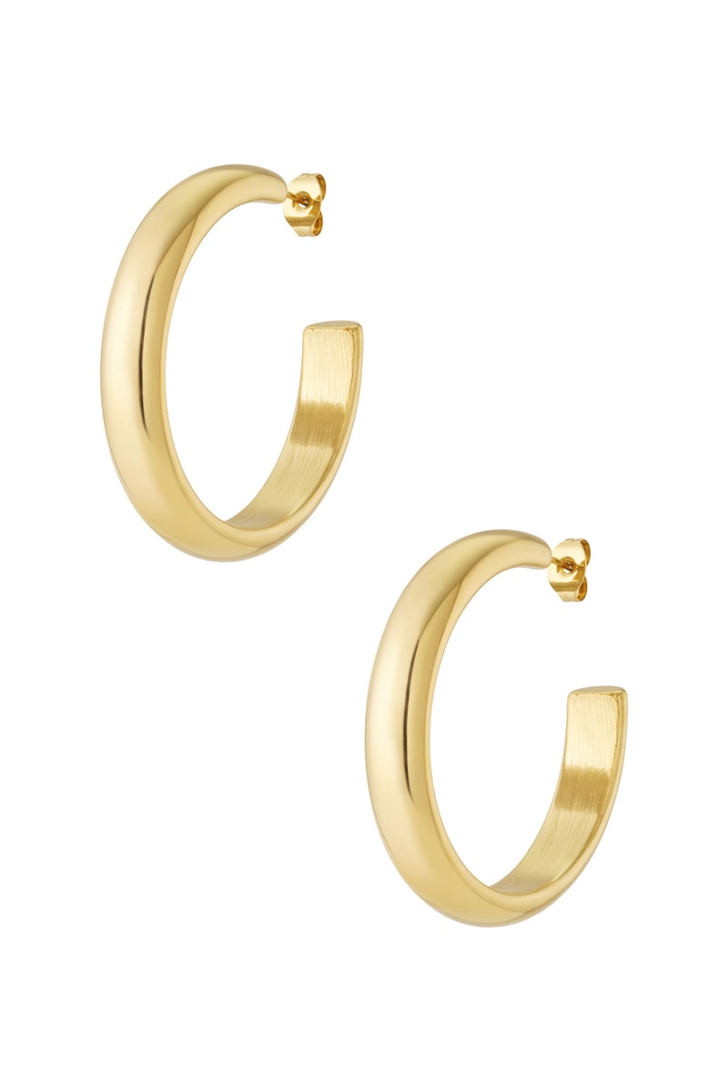 Halo hoop earrings